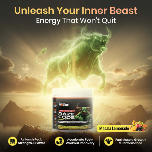 BeingMount Preworkout Masala Lemonade