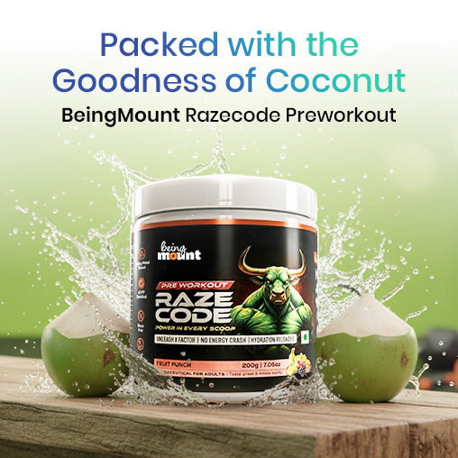 BeingMount Raze Code Pre-Workout – Clean Energy, Focus & Endurance Formula
