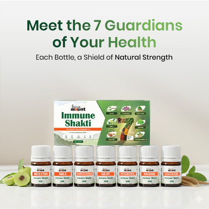 BeingMount Immune Shakti Ayurvedic Immunity Booster Shots Pack of 7 (20 ml Each)