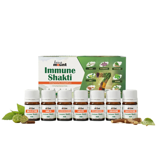 BeingMount Immune Shakti Ayurvedic Immunity Booster Shots Pack of 7 (20 ml Each)