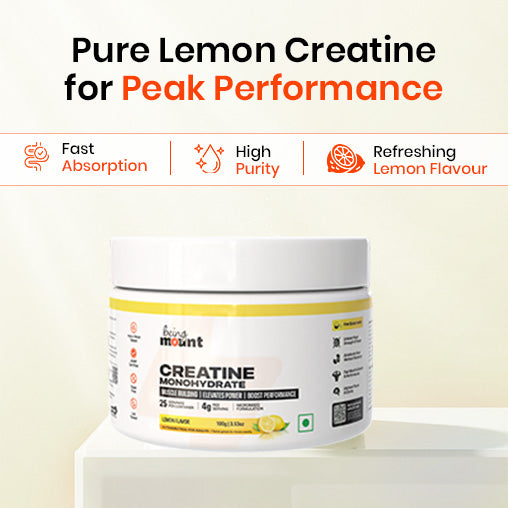 BeingMount Micronized Creatine Monohydrate – 100 g | 25 Servings for Strength & Power