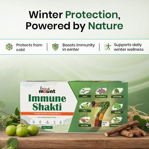 BeingMount Immune Shakti Ayurvedic Immunity Booster Shots Pack of 7 (20 ml Each)