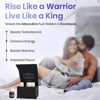 BeingMount Keedajadi Gold+ Capsules for Men | Ayurvedic Vitality & Performance Support (4 cap.)