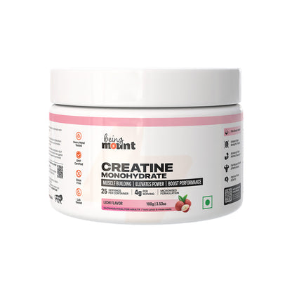 BeingMount Creatine Litchi Flavour