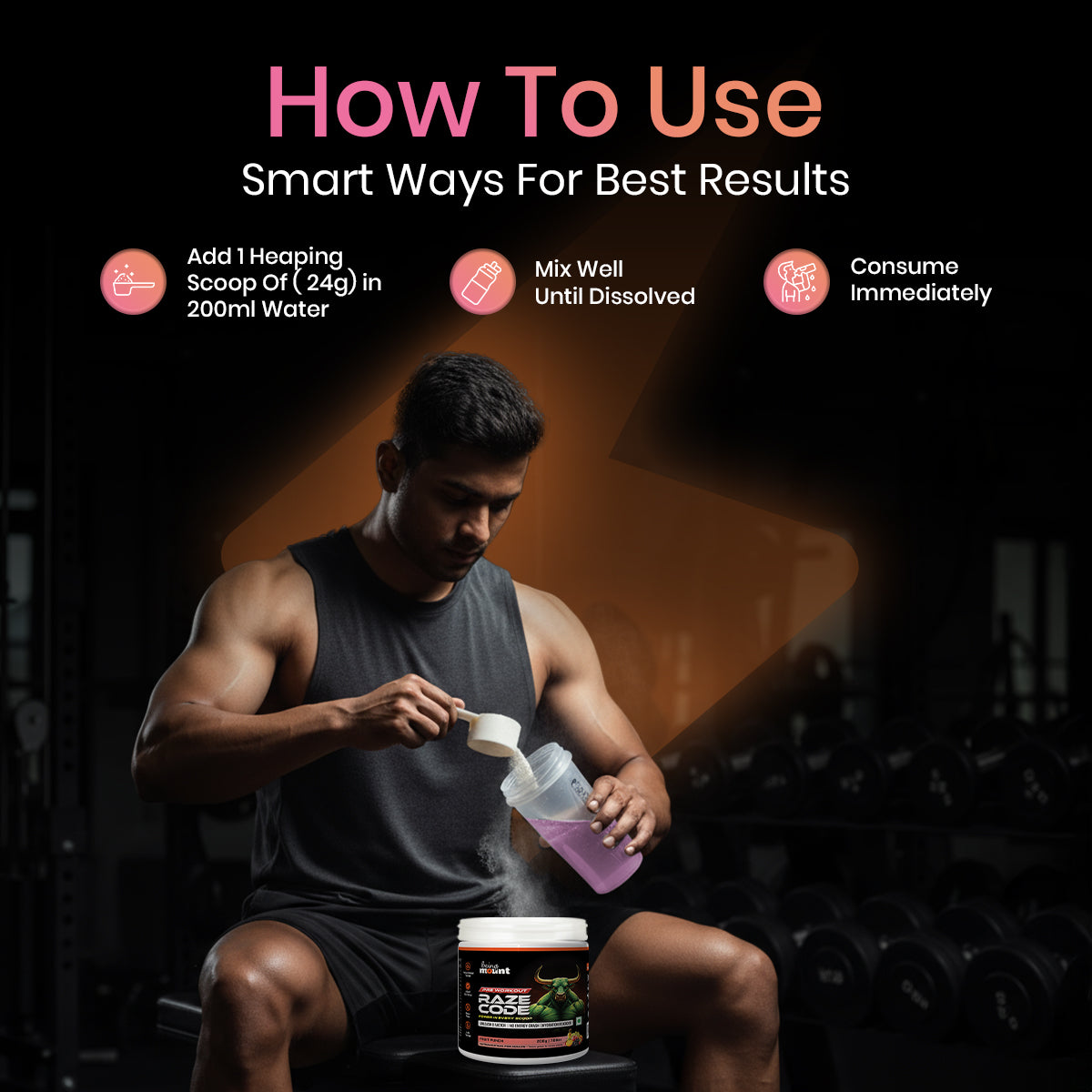 BeingMount Preworkout Fruit Punch