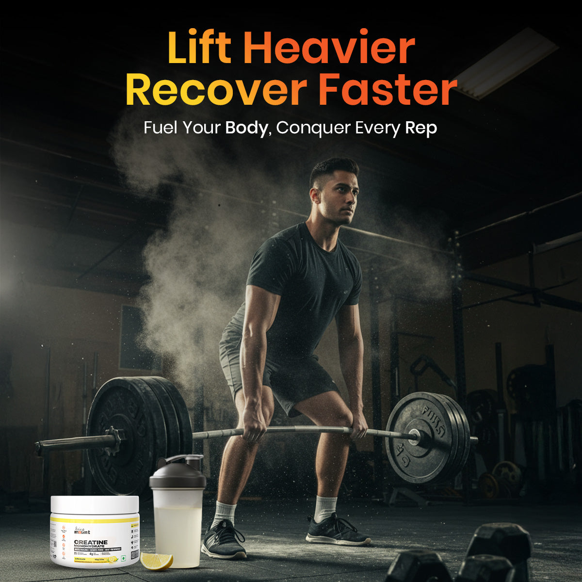 BeingMount Creatine Lemon Flavour