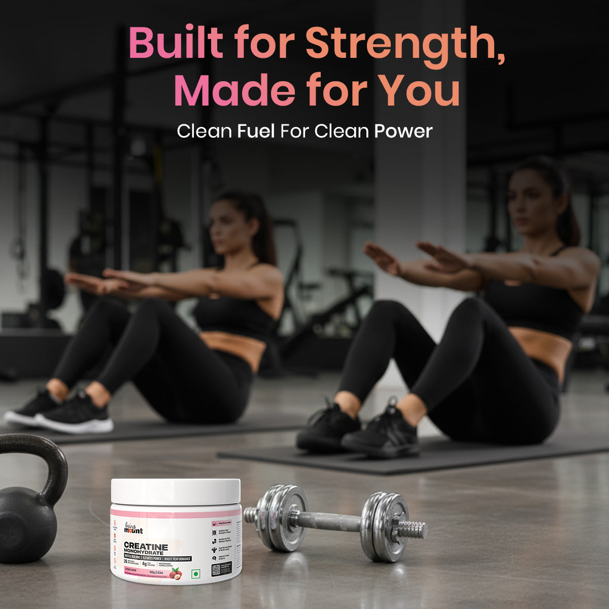 BeingMount Creatine Litchi Flavour