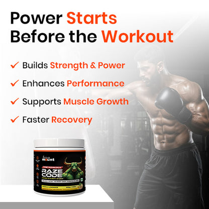BeingMount Raze Code Pre-Workout – Clean Energy, Focus & Endurance Formula