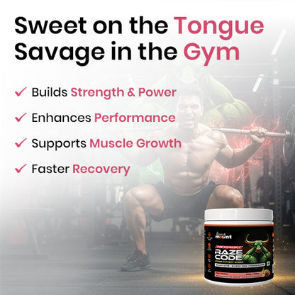 BeingMount Raze Code Pre-Workout – Clean Energy, Focus & Endurance Formula