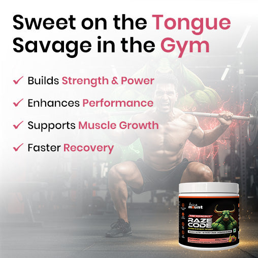 BeingMount Raze Code Pre-Workout – Clean Energy, Focus & Endurance Formula