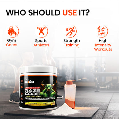 BeingMount Raze Code Pre-Workout – Clean Energy, Focus & Endurance Formula