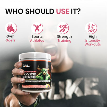 BeingMount Raze Code Pre-Workout – Clean Energy, Focus & Endurance Formula